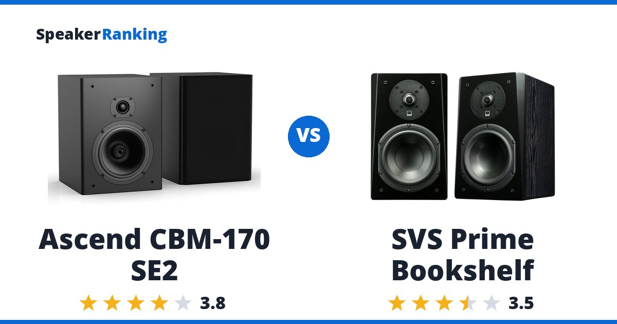 Ascend CBM-170 SE2 vs SVS Prime Bookshelf