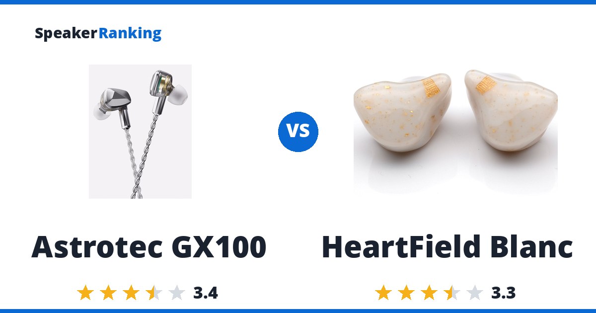 Astrotec GX100 vs HeartField Blanc