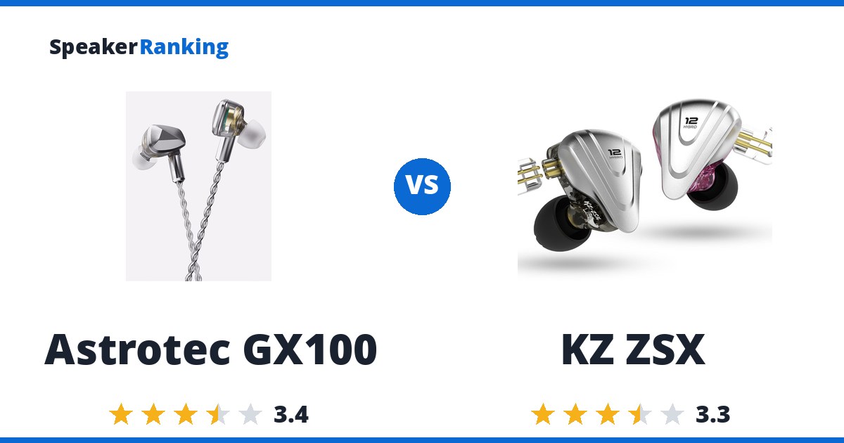 Astrotec GX100 vs KZ ZSX