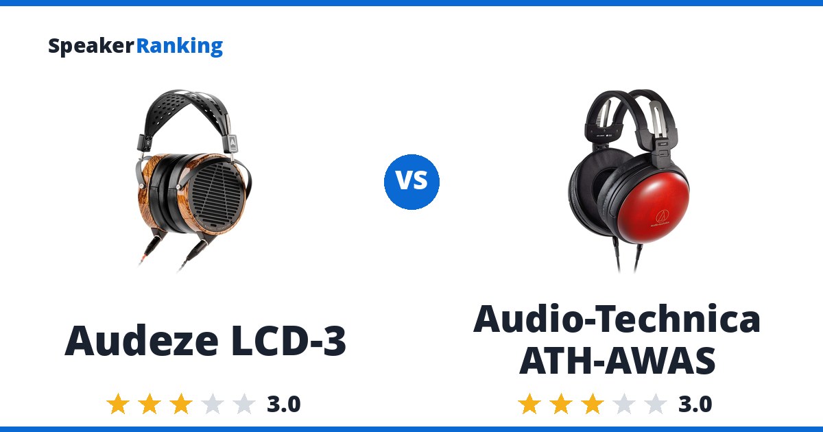 Audeze LCD-3 vs Audio-Technica ATH-AWAS