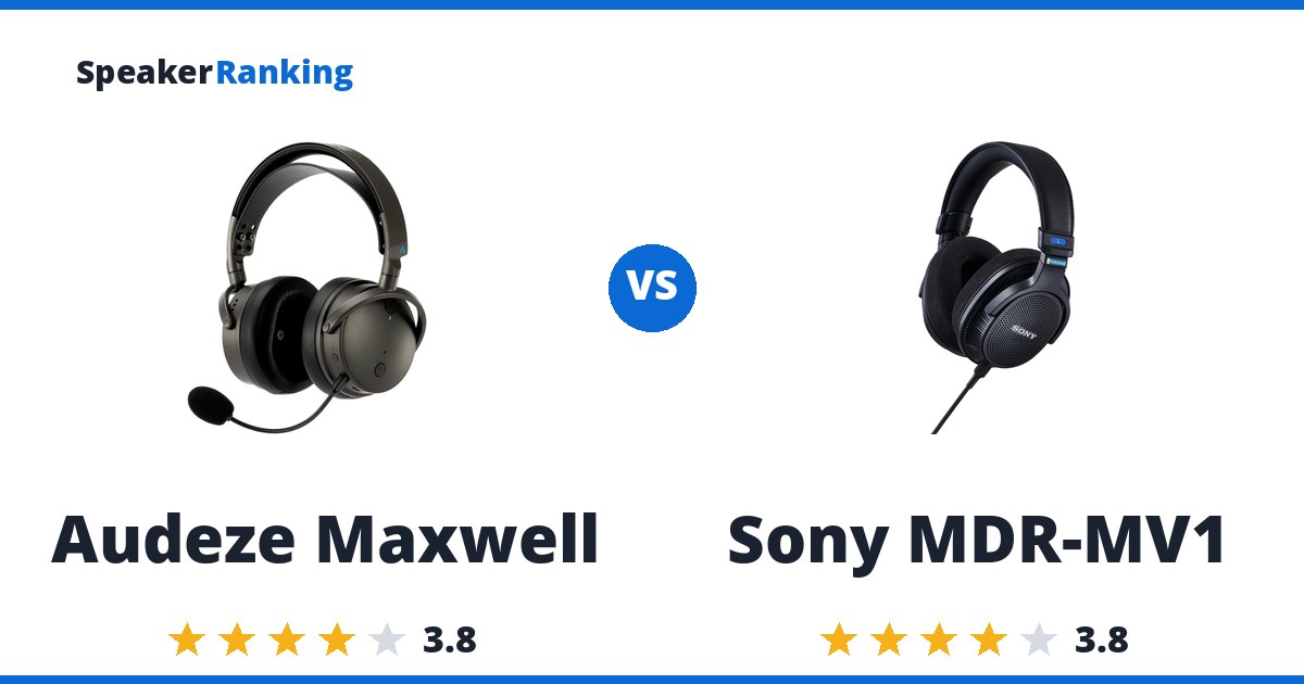 Audeze Maxwell vs Sony MDR-MV1