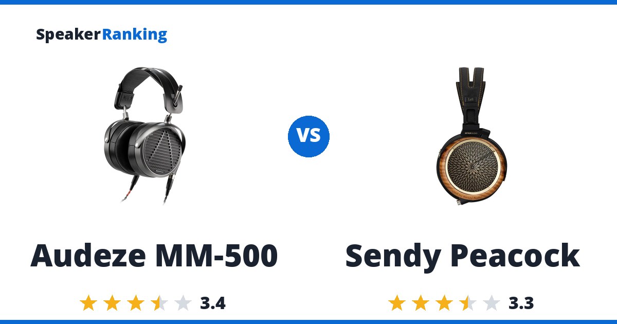 Audeze MM-500 vs Sendy Peacock
