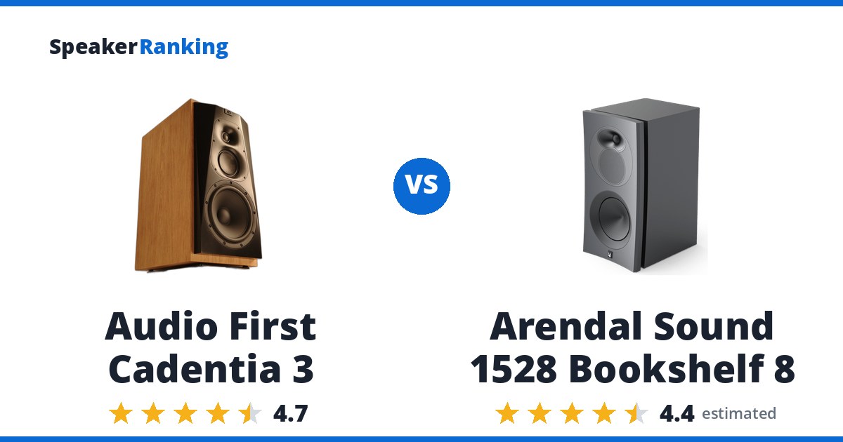 Audio First Cadentia 3 vs Arendal Sound 1528 Bookshelf 8