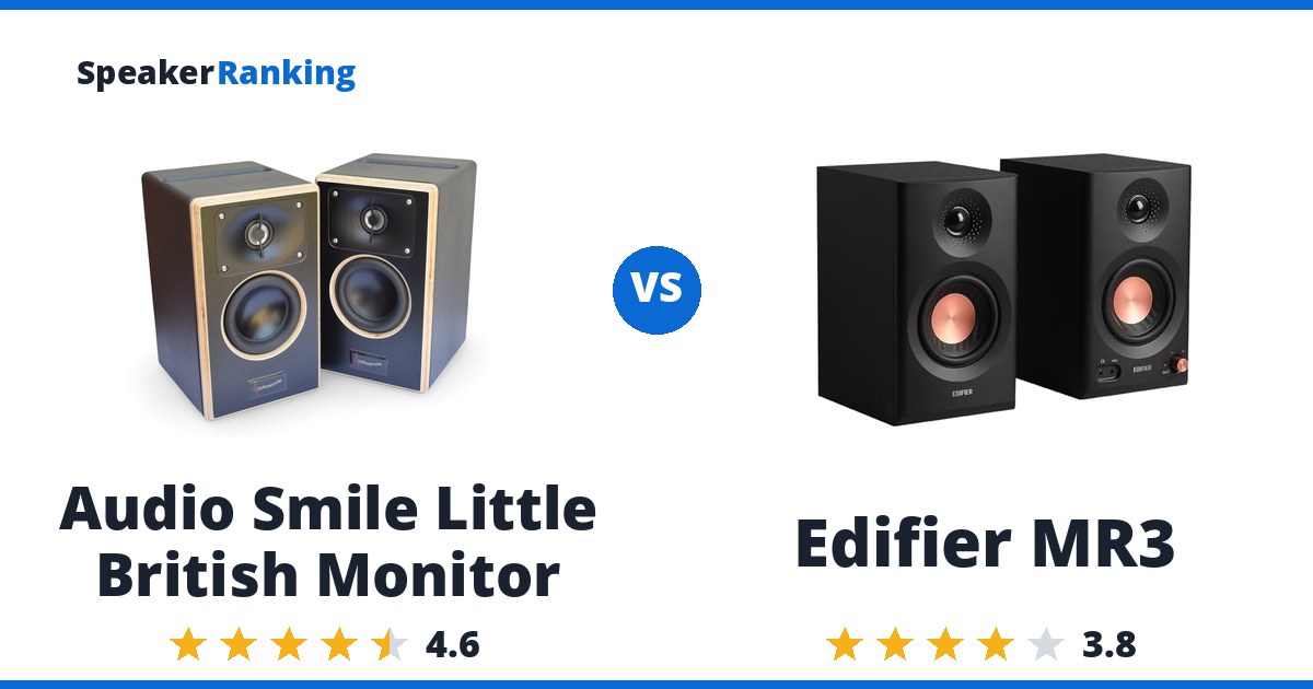 Audio Smile Little British Monitor vs Edifier MR3
