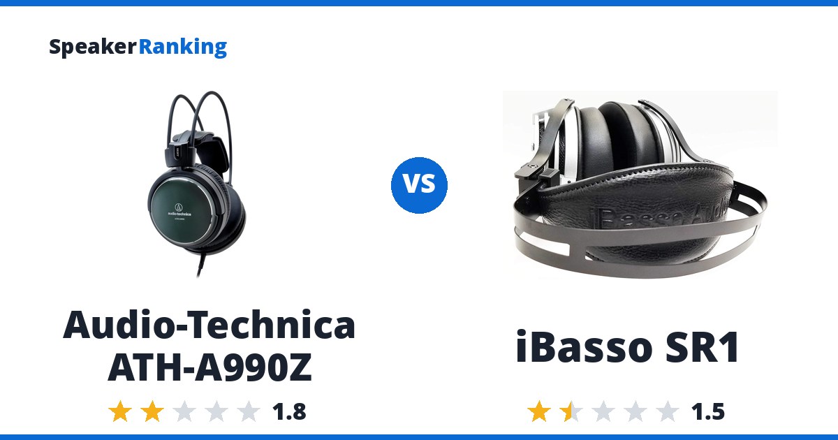 Audio-Technica ATH-A990Z vs iBasso SR1