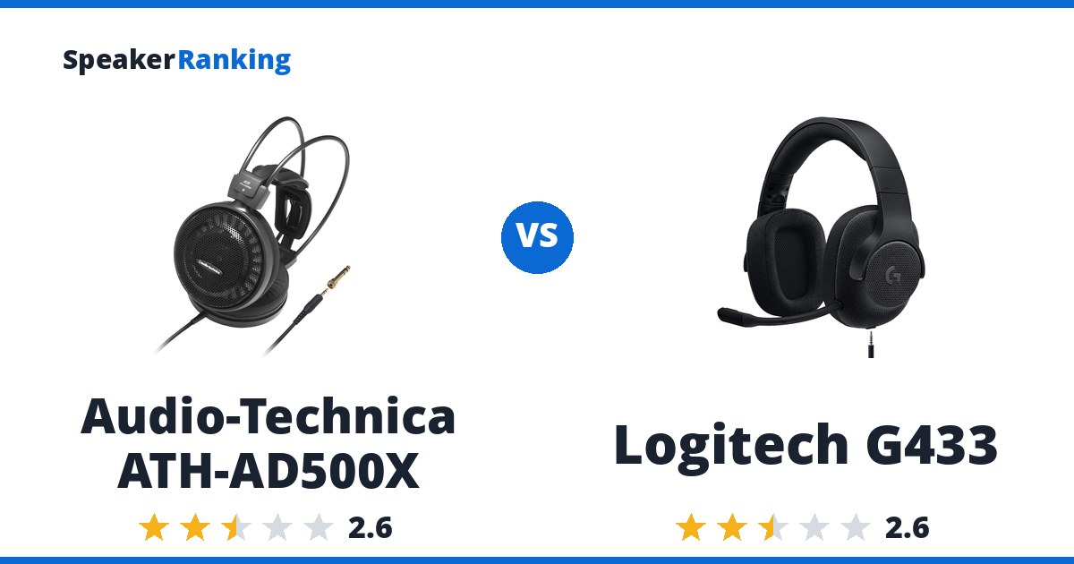 Audio-Technica ATH-AD500X vs Logitech G433