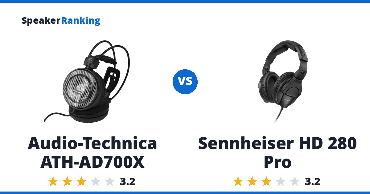 Audio-Technica ATH-AD700X vs Sennheiser HD 280 Pro
