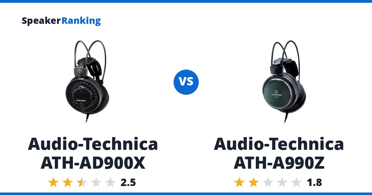 Audio-Technica ATH-AD900X vs Audio-Technica ATH-A990Z