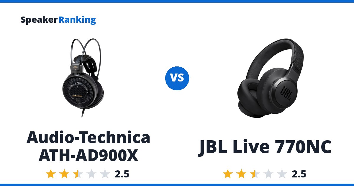 Audio-Technica ATH-AD900X vs JBL Live 770NC