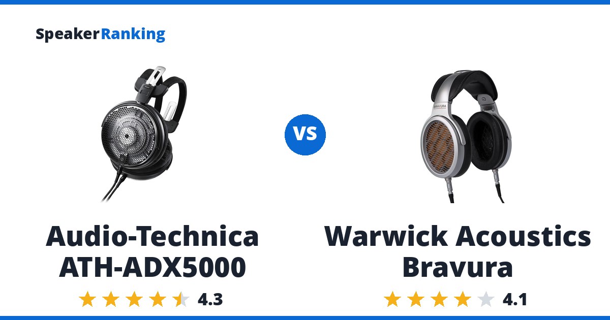 Audio-Technica ATH-ADX5000 vs Warwick Acoustics Bravura