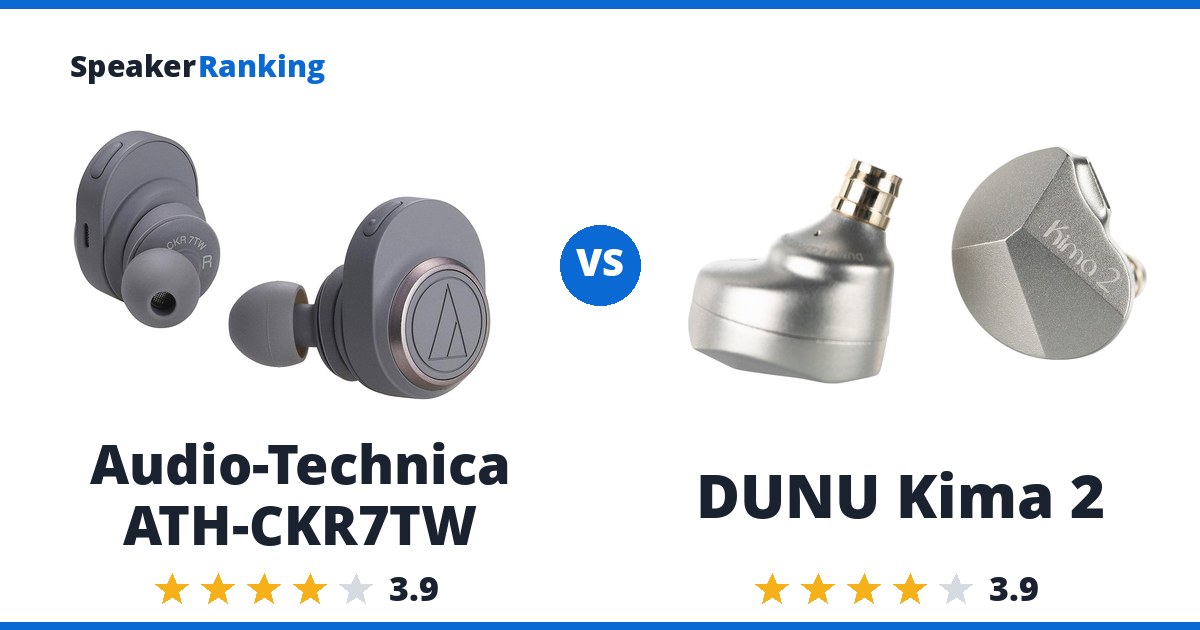 Audio-Technica ATH-CKR7TW vs DUNU Kima 2