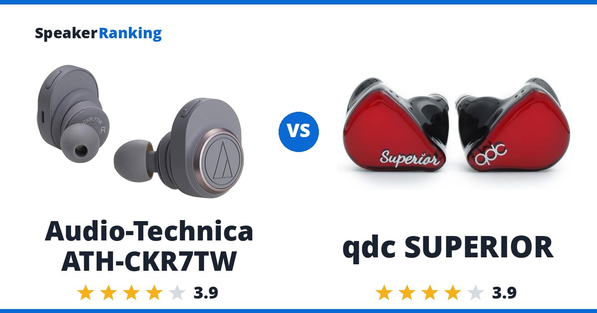 Audio-Technica ATH-CKR7TW vs qdc SUPERIOR