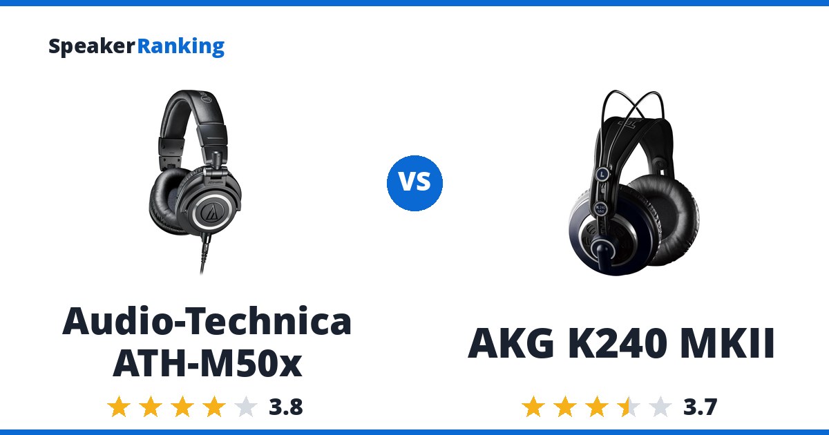 Audio-Technica ATH-M50x vs AKG K240 MKII