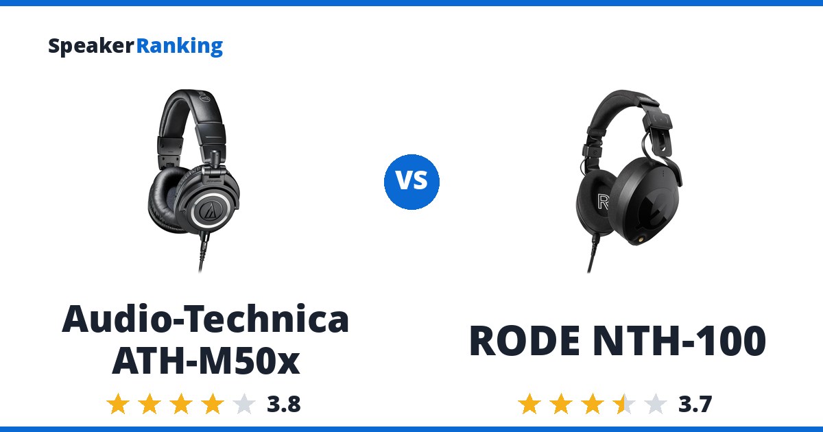 Audio-Technica ATH-M50x vs RODE NTH-100