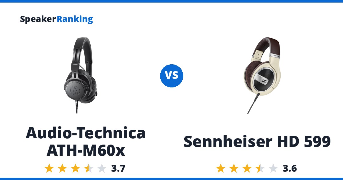 Audio-Technica ATH-M60x vs Sennheiser HD 599