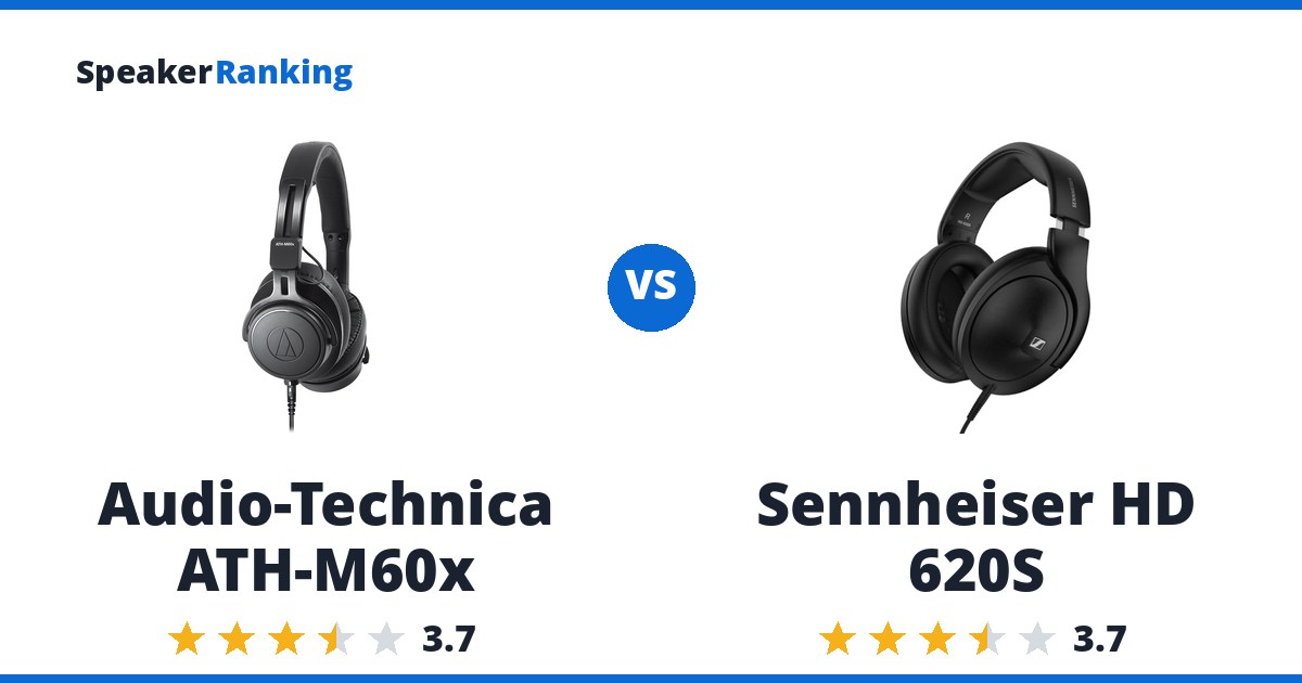 Audio-Technica ATH-M60x vs Sennheiser HD 620S