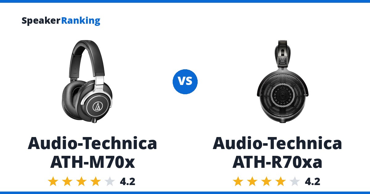 Audio-Technica ATH-M70x vs Audio-Technica ATH-R70xa