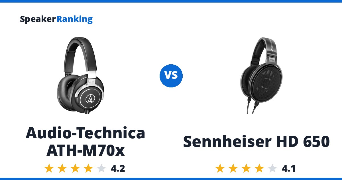Audio-Technica ATH-M70x vs Sennheiser HD 650