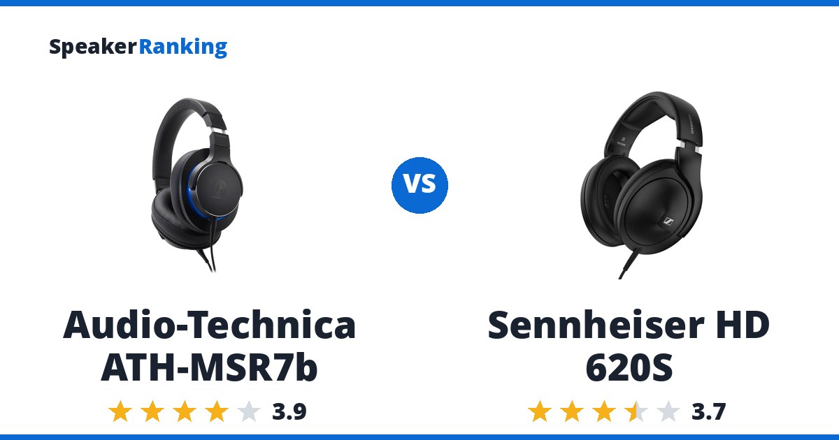 Audio-Technica ATH-MSR7b vs Sennheiser HD 620S