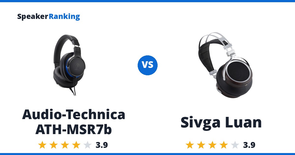 Audio-Technica ATH-MSR7b vs Sivga Luan