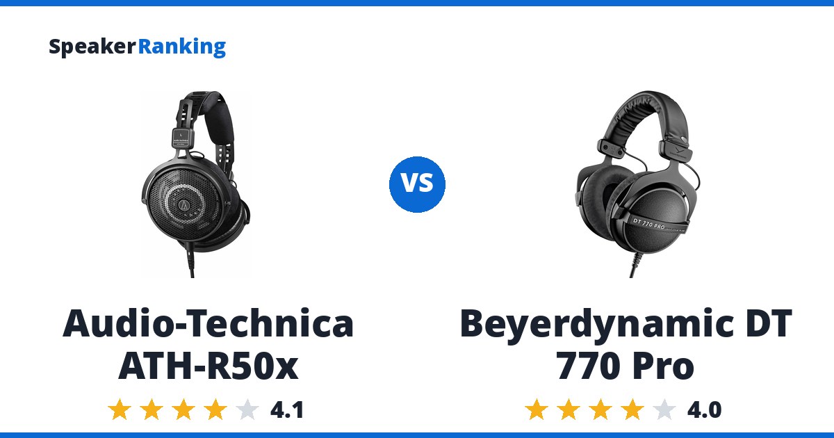 Audio-Technica ATH-R50x vs Beyerdynamic DT 770 Pro