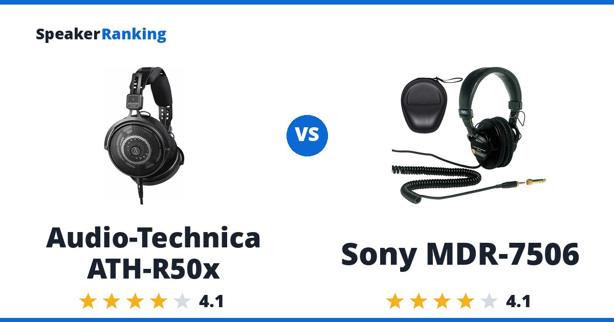 Audio-Technica ATH-R50x vs Sony MDR-7506