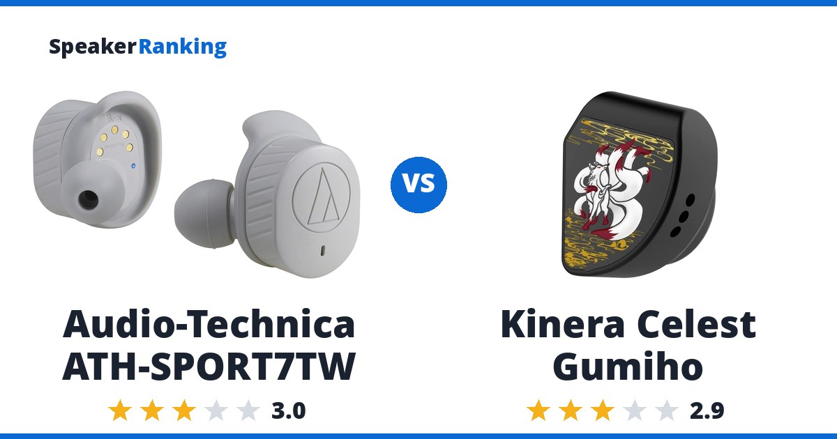 Audio-Technica ATH-SPORT7TW vs Kinera Celest Gumiho