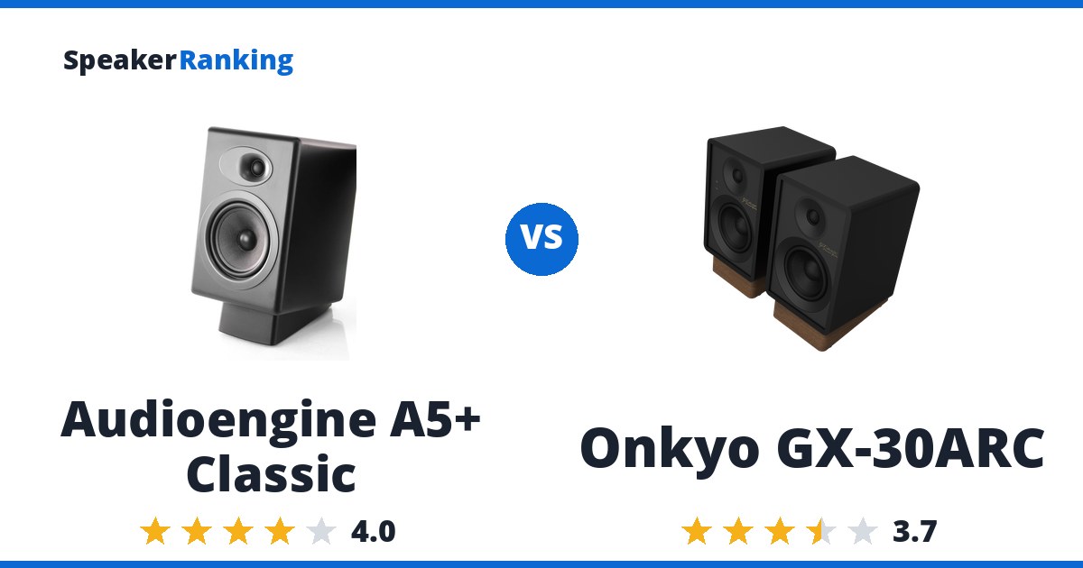 Audioengine A5+ Classic vs Onkyo GX-30ARC
