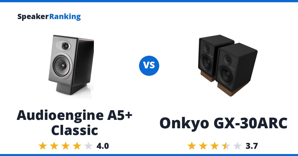 Audioengine A5+ Classic vs Onkyo GX-30ARC