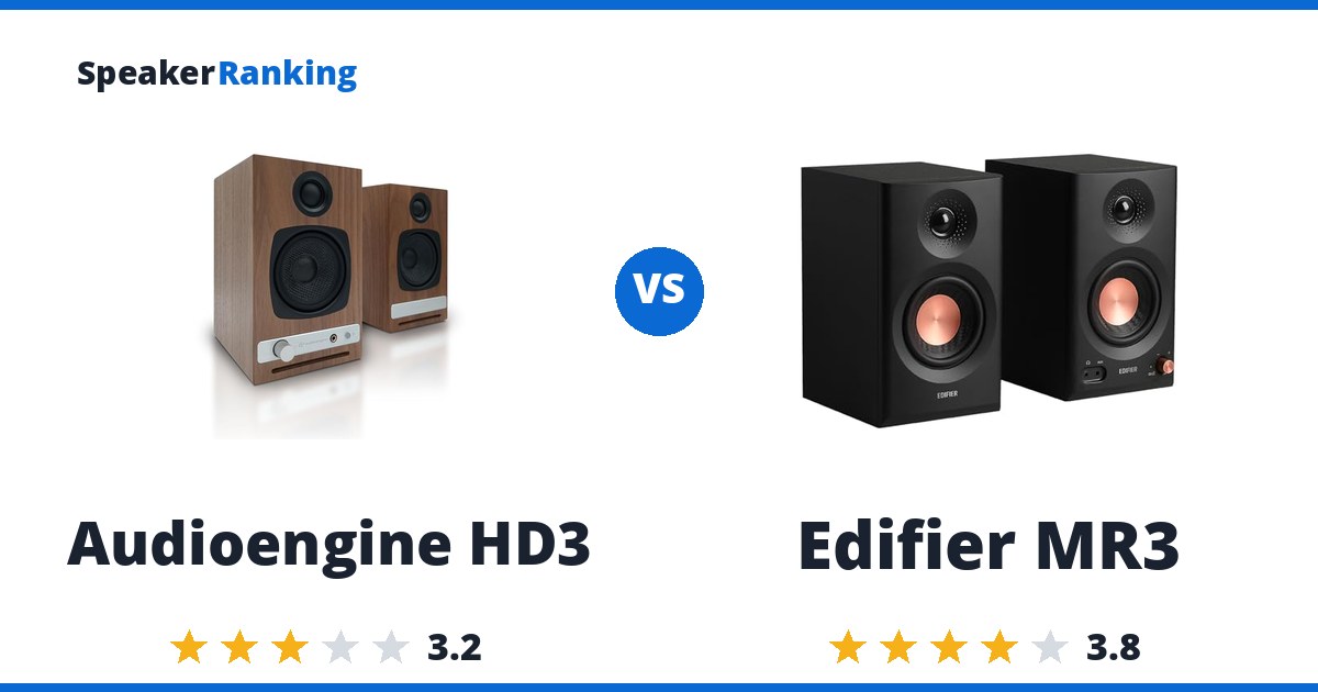 Audioengine HD3 vs Edifier MR3