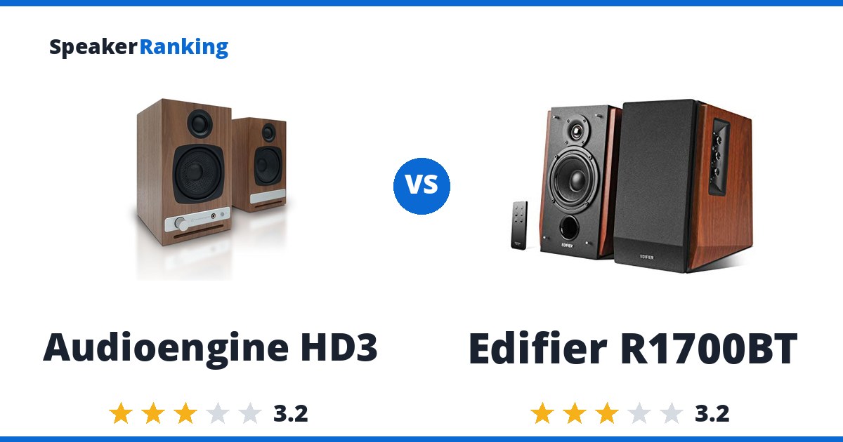 Audioengine HD3 vs Edifier R1700BT