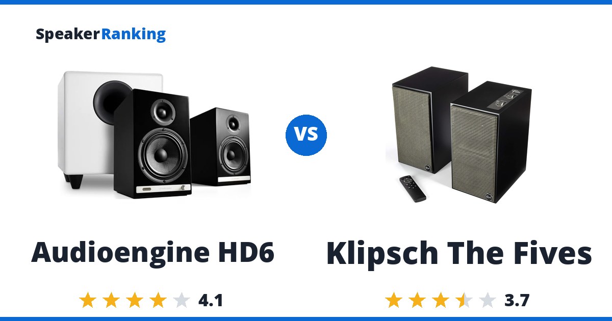 Audioengine HD6 vs Klipsch The Fives