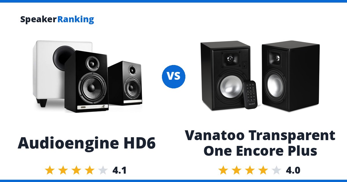 Audioengine HD6 vs Vanatoo Transparent One Encore Plus