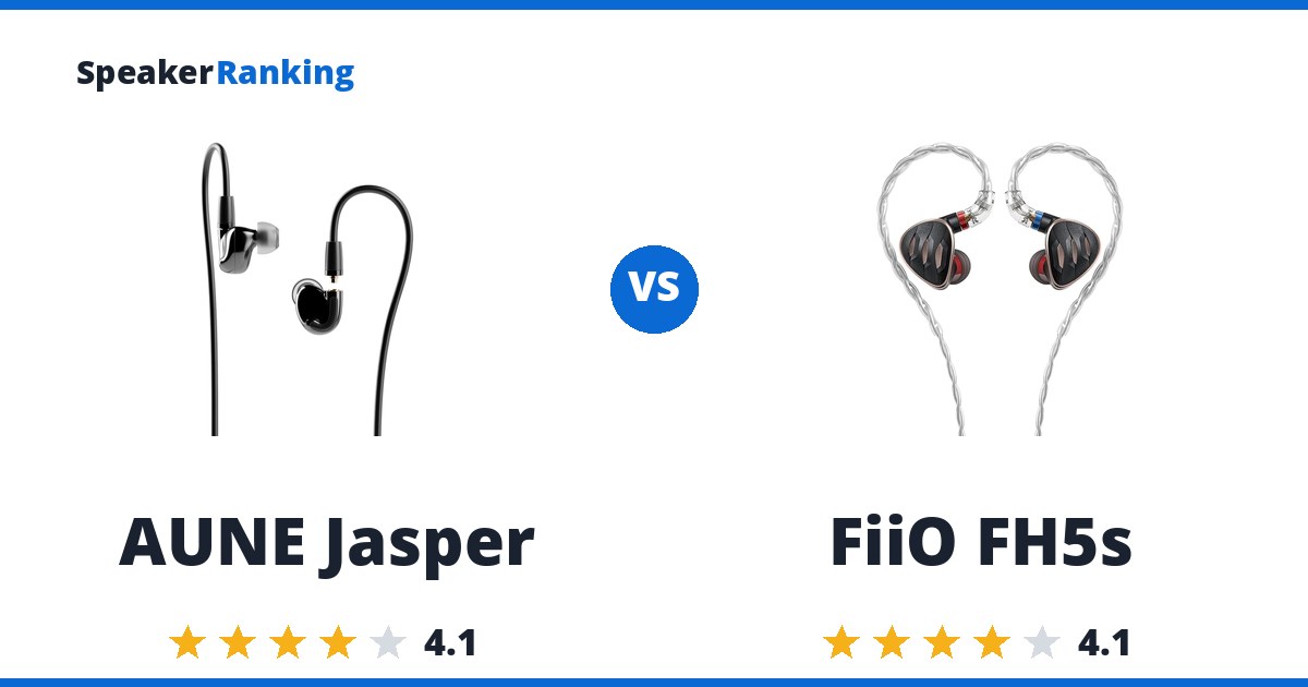 AUNE Jasper vs FiiO FH5s