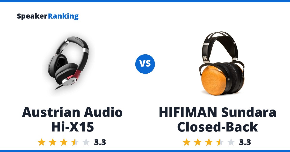 Austrian Audio Hi-X15 vs HIFIMAN Sundara Closed-Back