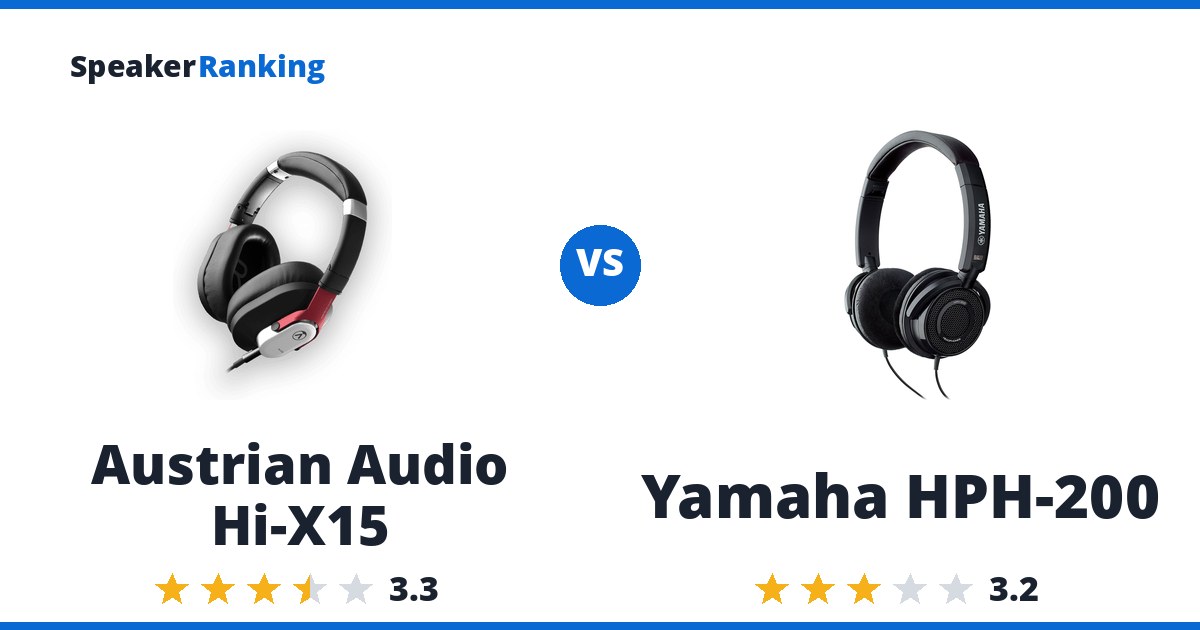 Austrian Audio Hi-X15 vs Yamaha HPH-200