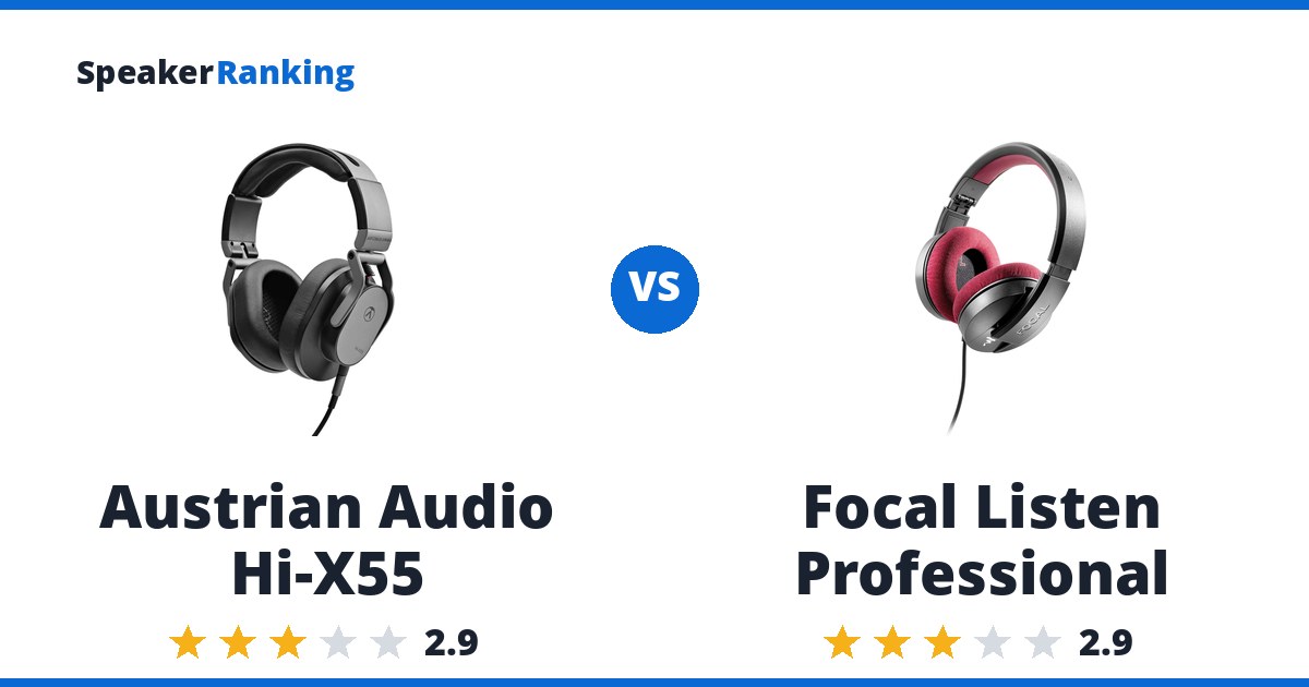 Austrian Audio Hi-X55 vs Focal Listen Professional