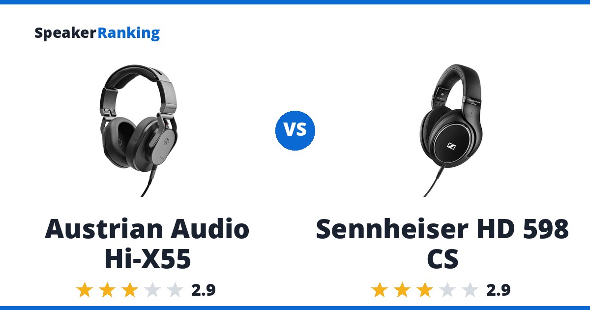 Austrian Audio Hi-X55 vs Sennheiser HD 598 CS
