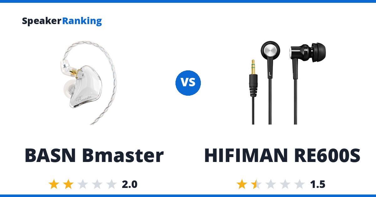 BASN Bmaster vs HIFIMAN RE600S