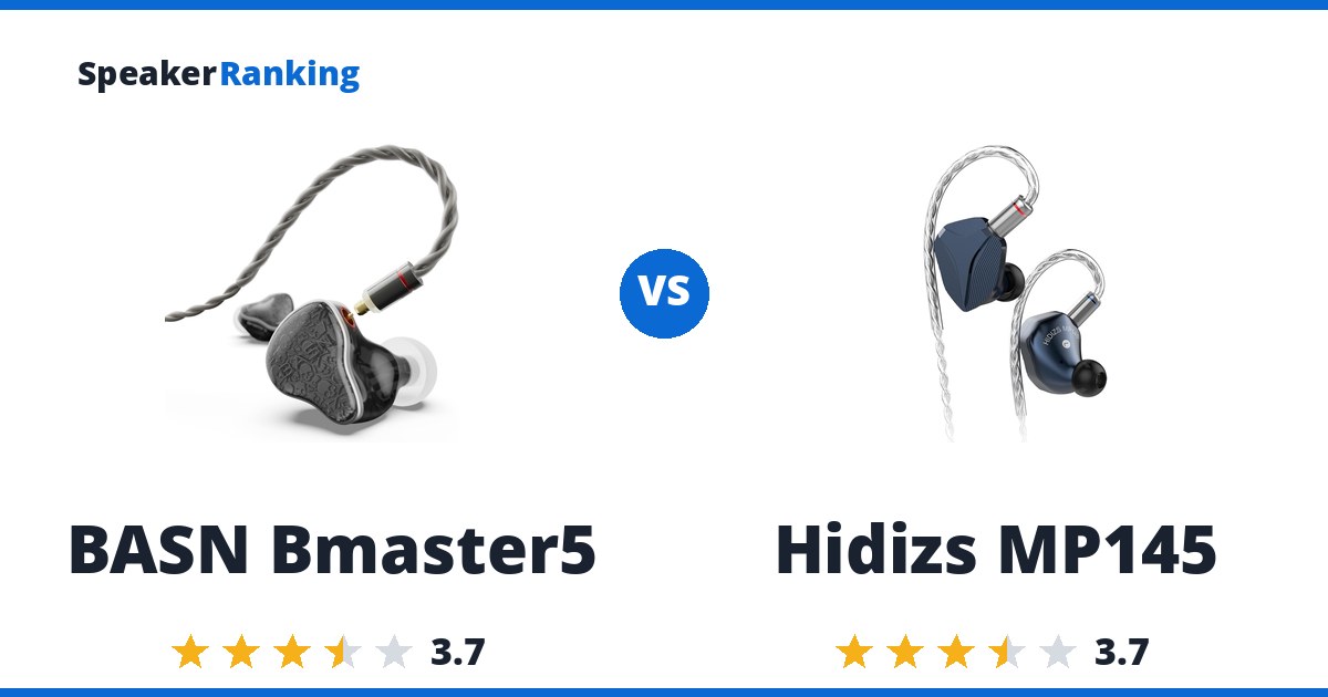 BASN Bmaster5 vs Hidizs MP145