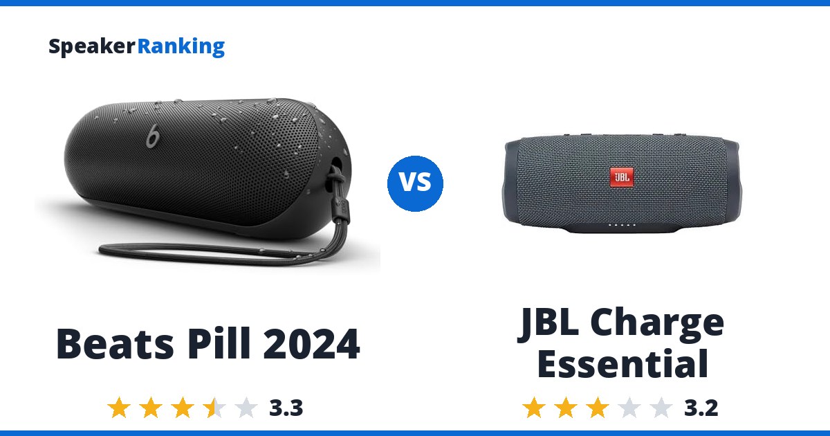 Beats Pill 2024 vs JBL Charge Essential