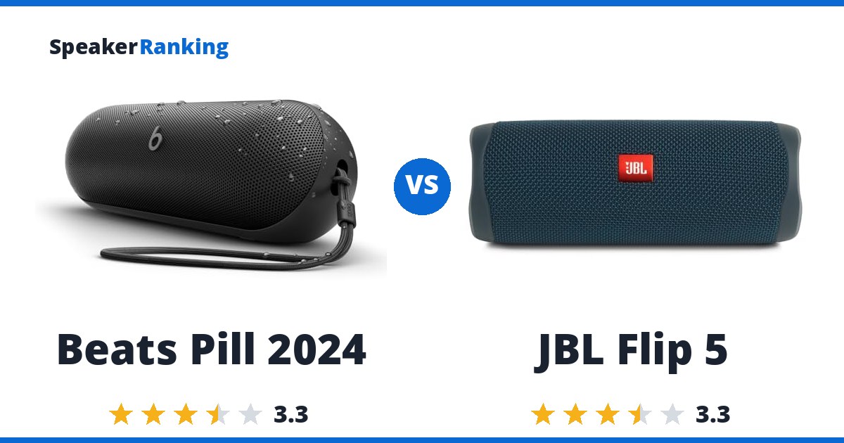 Beats Pill 2024 vs JBL Flip 5