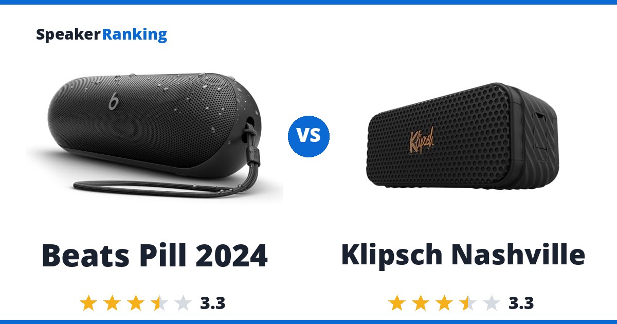 Beats Pill 2024 vs Klipsch Nashville