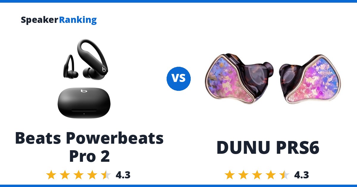 Beats Powerbeats Pro 2 vs DUNU PRS6