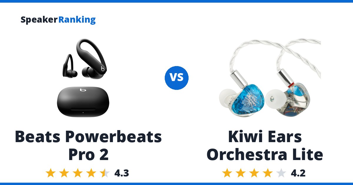 Beats Powerbeats Pro 2 vs Kiwi Ears Orchestra Lite