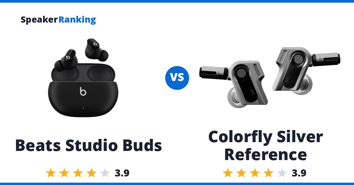 Beats Studio Buds vs Colorfly Silver Reference