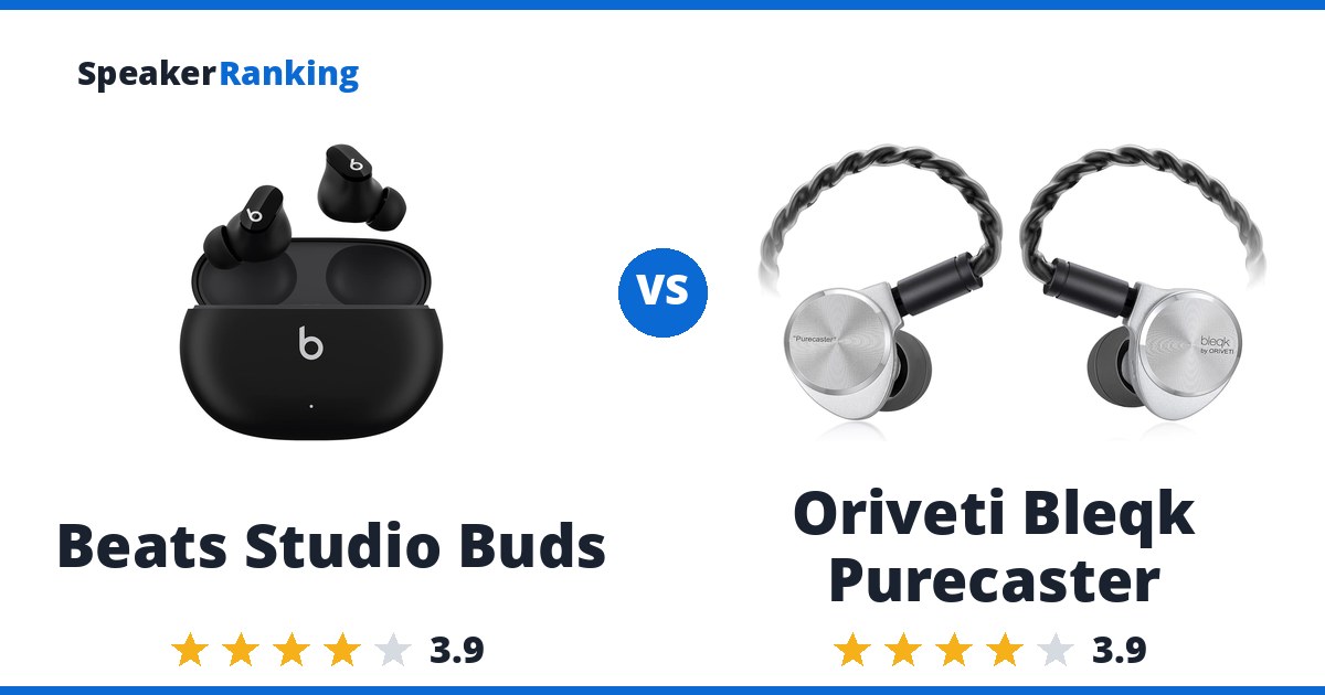 Beats Studio Buds vs Oriveti Bleqk Purecaster
