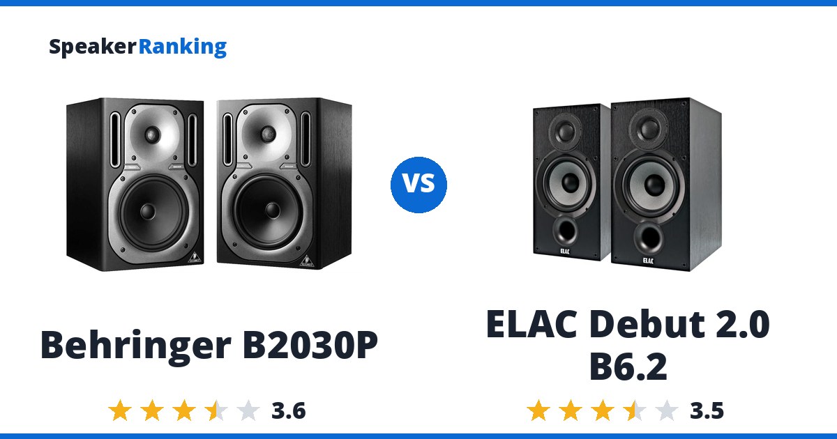 Behringer B2030P vs ELAC Debut 2.0 B6.2
