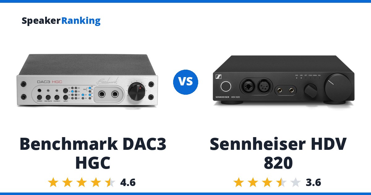 Benchmark DAC3 HGC vs Sennheiser HDV 820