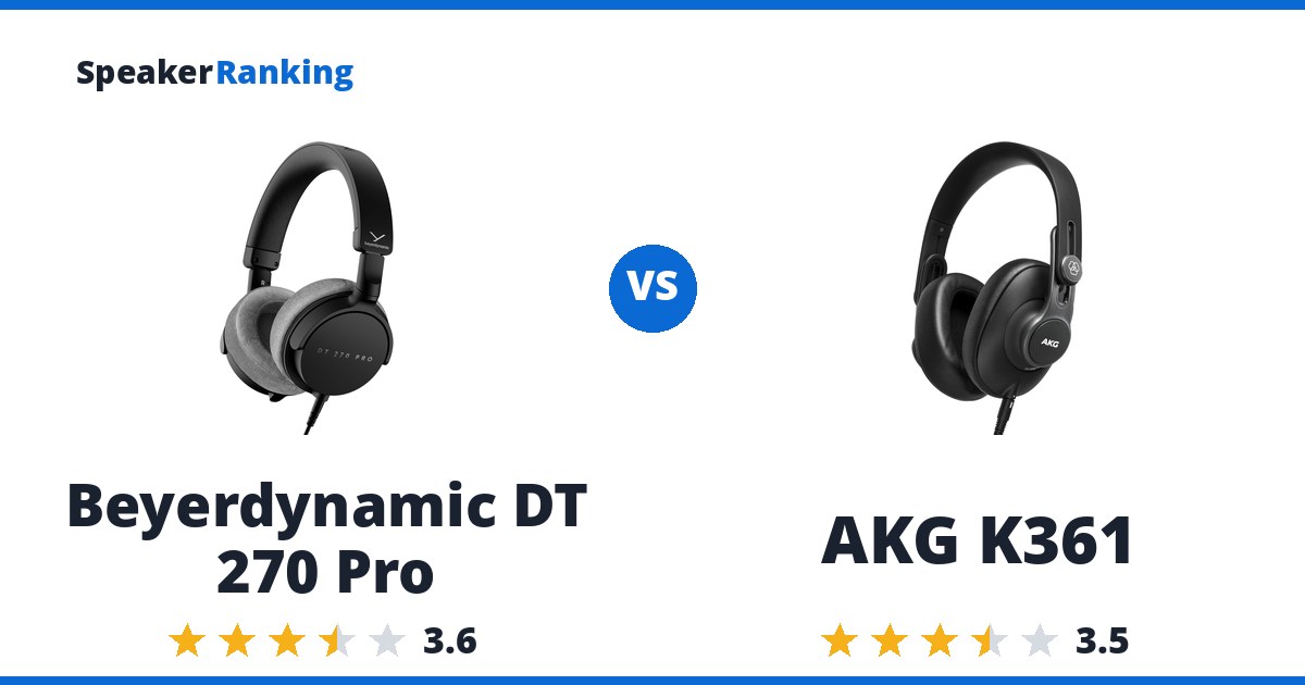 Beyerdynamic DT 270 Pro vs AKG K361